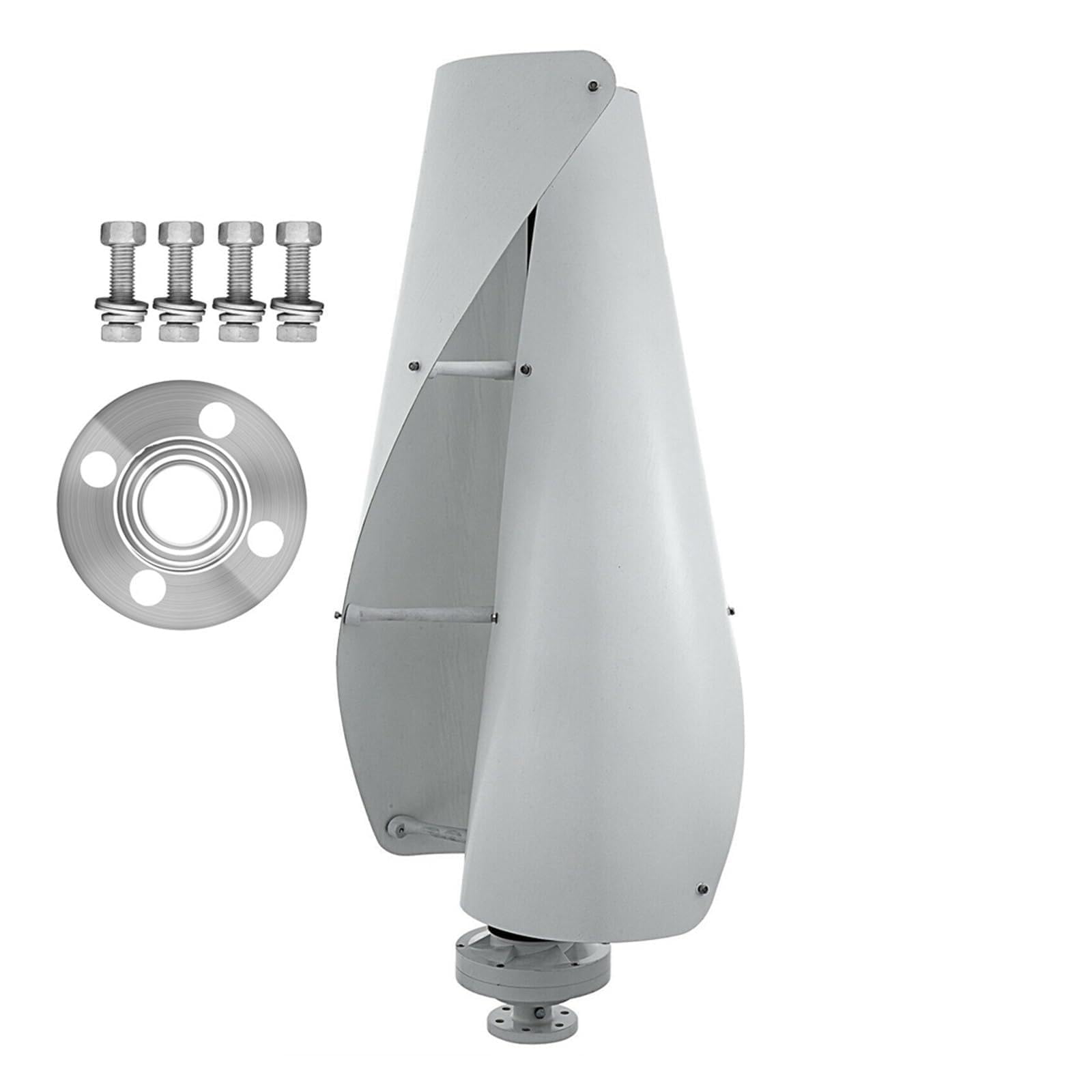 Joliane 400W 12V Helix Magnetic Levitation Axis Vertical Wind Power Turbine Nerator Glass Fiber Low Wind Speed Starting Wind Turbines For Home Use