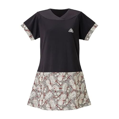 (ピーディーピー) PDP テニスウェア レディース 吸汗速乾 UVカット チュニック ワンピース PTW-2106 ブラック M