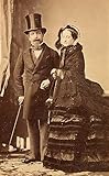  Biller Antik Napoleon III et Eugenie Président France Politicien Couple Photo S 013