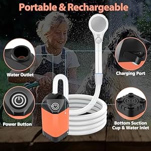 Dog Shower Attachment for Fast and Easy Bathing and Cleaning, Portable Shower with 3 Adjustable Water Pressure Dog Shower Head, Indoor & Outdoor Shower Dog Wash Sprayer Kit with Intelligent Display Dog Shower Attachment for Fast and Easy Bathing and Cleaning Portable Shower with 3 Adjustable Water Pressure Dog Shower Head Indoor Outdoor Shower Dog Wash Sprayer Kit with Intelligent Display