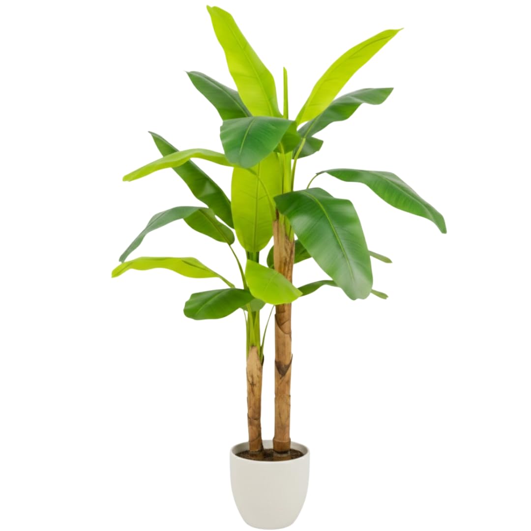 edihome, Planta Artificial Grande, Olivo 120 cm – Decorativas, Árbol, Decoración Hogar, para Interior, Oficina, Hoteles, Eventos, Planta Artificial Realista con Detalles Mediterráneos (Olivo, 120) — view 18