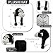 DolliBu Stuffed Animal Gorilla Plush Hat - Super Soft Warm Winter Hat with Ear Flaps, Stuffed Animal Halloween Costume Toy Cozy Fleece Winter Headwear for Kids and Teens - One Size