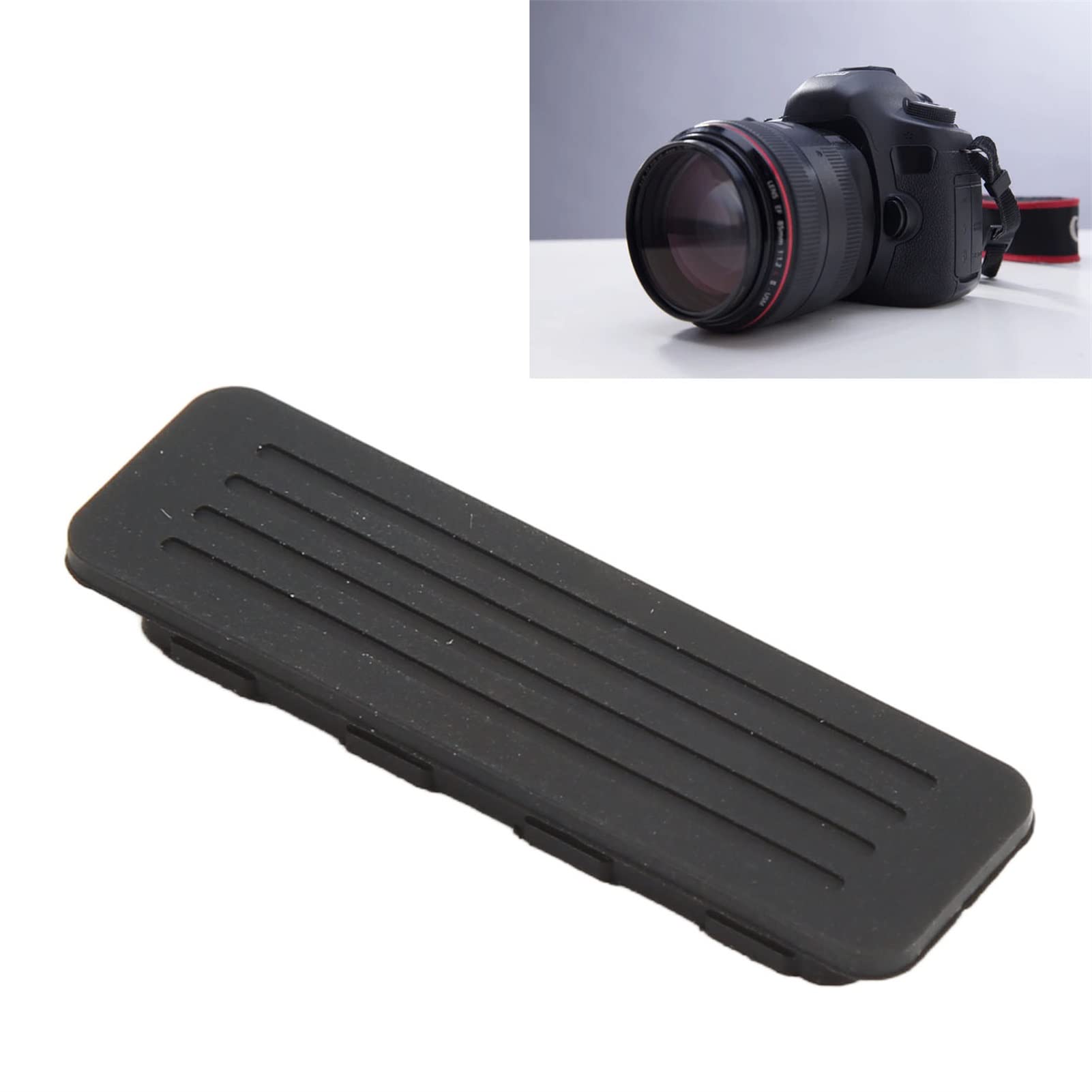 (2PCS) Tappo di Copertura in Gomma Inferiore per Fotocamera Coperchio Posteriore di Alimentazione per D7200, D7000, D610, D600 Impermeabile e Antipolvere, Realizzato in Gomma