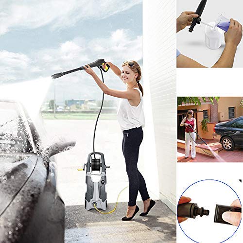 YUET Trigger High Pressure Wash Gun Jet Washer Accessory Kit Quick Connect Release System for Karcher K2 K3 K4 K5 K6 K7 Kärcher & Wand Dirt Lance Spray Nozzle Adjustable Cleaning Cleaner Hose 2100 PSI - Image 8