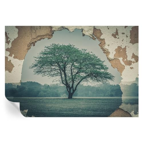 Murales de pared finos de 152x104 cm estilo pintura artística con motivos de naturaleza 2