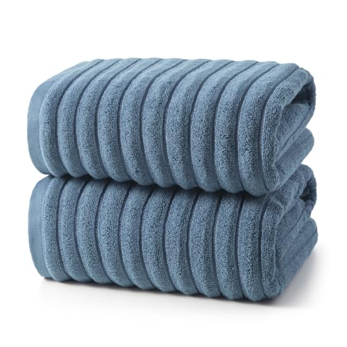 REDKISS 2 Pack Large Bath Towels 31Ã—63 inches, 100% Cott