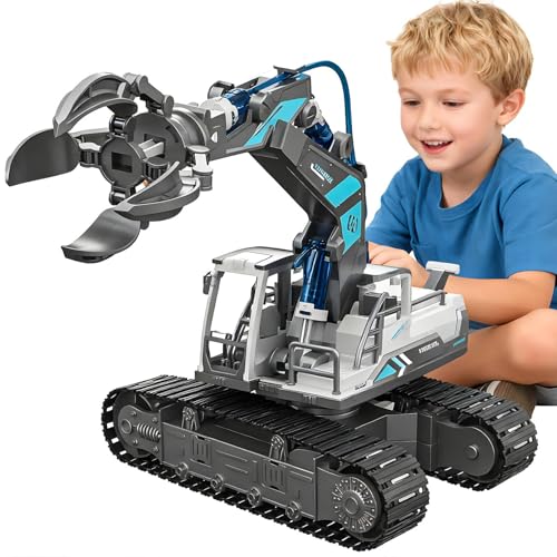 Image of Hydraulic Grab STEM Building Toy, 130 Pcs Engineering Kit for Kids 8+