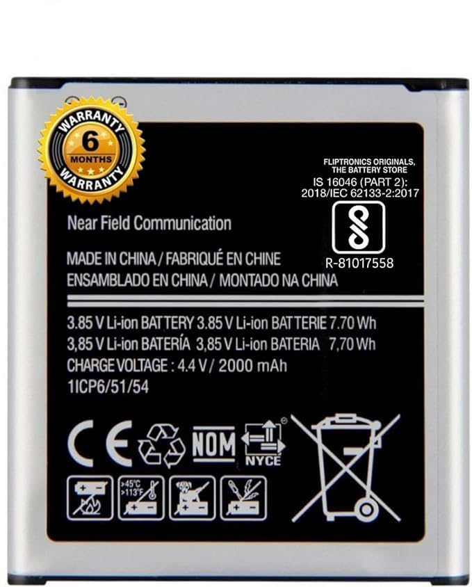 Image of Original EB-BG360BBE Battery for Samsung Galaxy J2 (2015) / G360 / G361 / G3608 / Galaxy Core Prime Battery with 6 Month Warranty *** (Y0000016)
