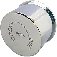 JKC Brass Repair Parts for Jaguar 40mm FlushValve, Essential for Metropole FlushValve Maintenance, Jaguar FlushValve Piston Kit for Toilet, 40mm Size (Wall Flange) (Push Button)