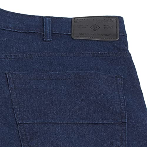 Image of JOHN PRIDE Plus Size Men's Stretchable Mid-Rise Comfort Fit Clean Look Cotton Jeans for Men
