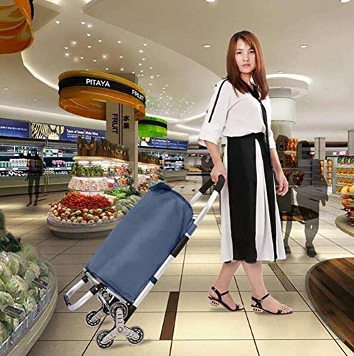 ATAAY Einkaufstrolley, 2-in-1 Faltbarer Einkaufswagen & Sackkarre Super Belastung 50 kg – arbeitssparend für… – Bild 8