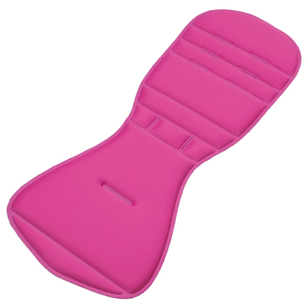 Baby Pushchairs Seat Liners for Newborn Stroller Seat Pads Pram Seat Mats Buggy Seat Cover Jogger Seat Padding Universal (Pink)