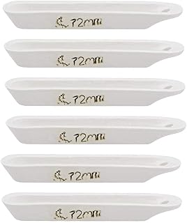INSTO 6Pcs 1.8Ml Alumina Crucible Boat Laboratory Lab Sample Holder Naces