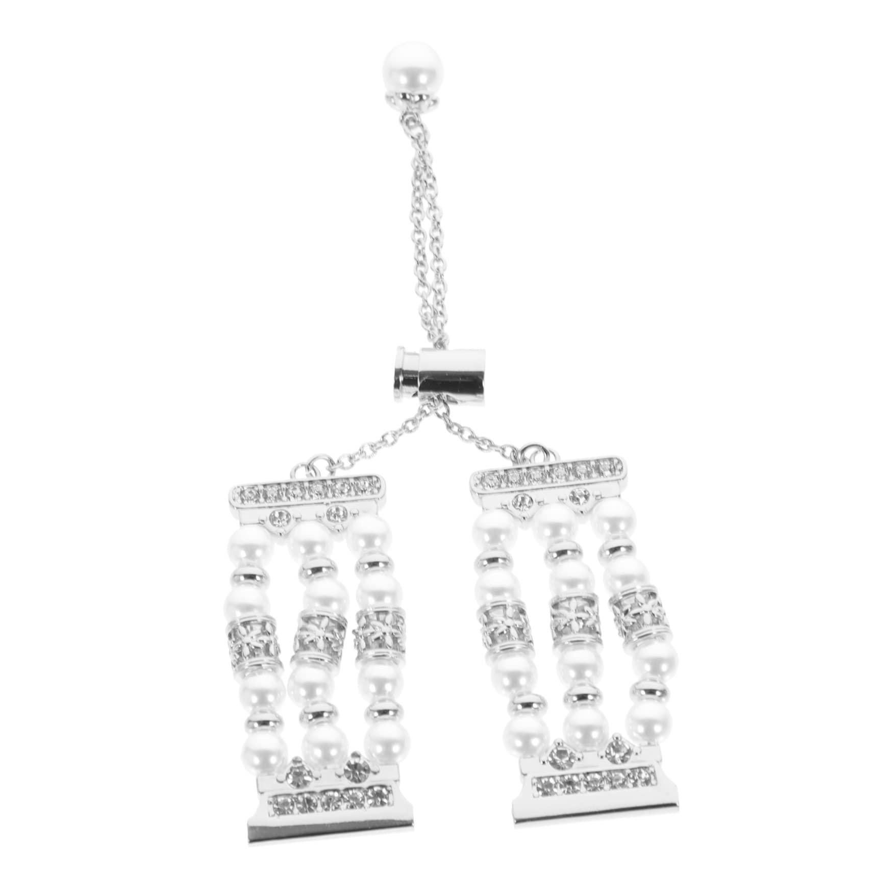 Correa de reloj acero inoxidable perlas COLLBATH pulsera delicada de eslabones moda 8