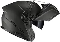 Capacete Robocop Race Tech Signal Monocolor Titanium Fosco