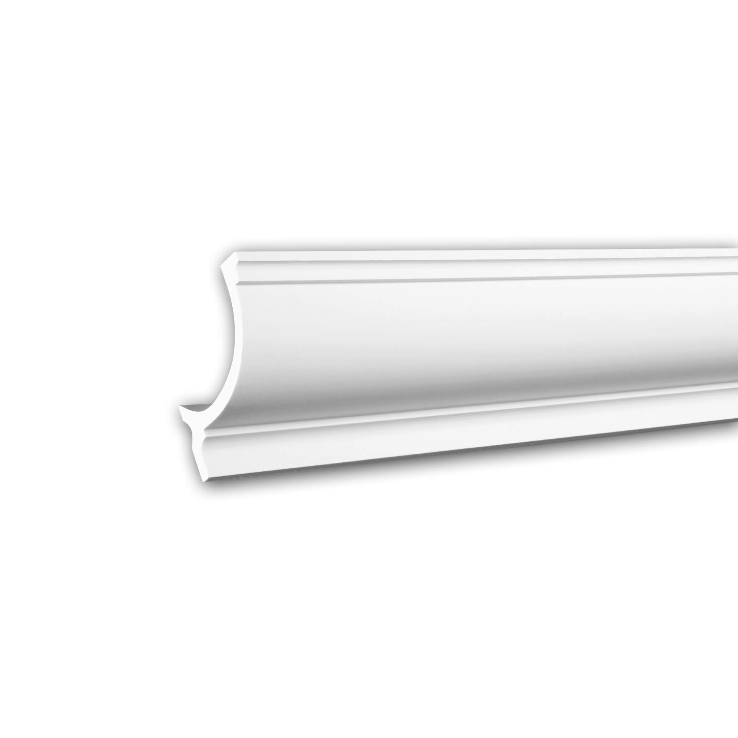 Cornisa Profhome 150261 de poliuretano ríspido pretratado de 200 cm para techos elegantes