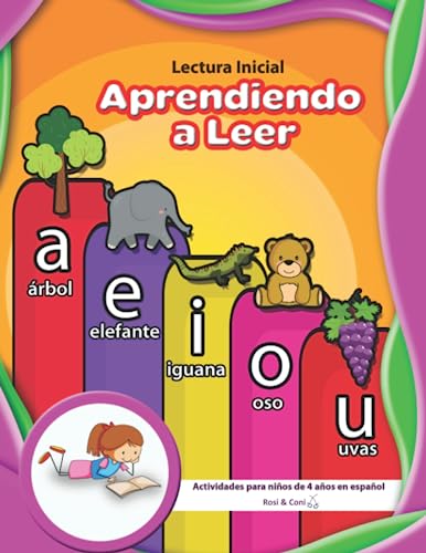 Lectura Inicial | Aprendiendo a Leer | Actividades para niños de 4 años en español: 1 (Colección Lectura Inicial | Aprendiendo a Leer)