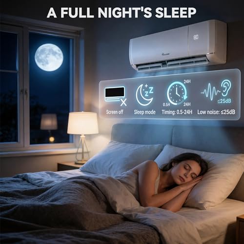 YITAHOME 12000 BTU Mini Split Air Conditioner Heat Pump System, Wifi Enabled 20 SEER2 115V Inverter Ductless AC Cool Up  - Additional View