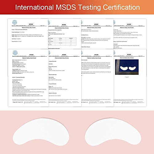 NAGARAKU 60 Paar Wimpernverlängerung Eye Pads Unter Augenpads Gel Augenpads Hydrogel Augenpads Einzelne Wimpern Pads Färben Wimpernlifting Eye Gel Patch Fusselfrei für Augengelpads Ohne Gel