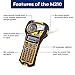 Brady M210 Portable Label Printer Kit (M210-KIT), Yellow/Black