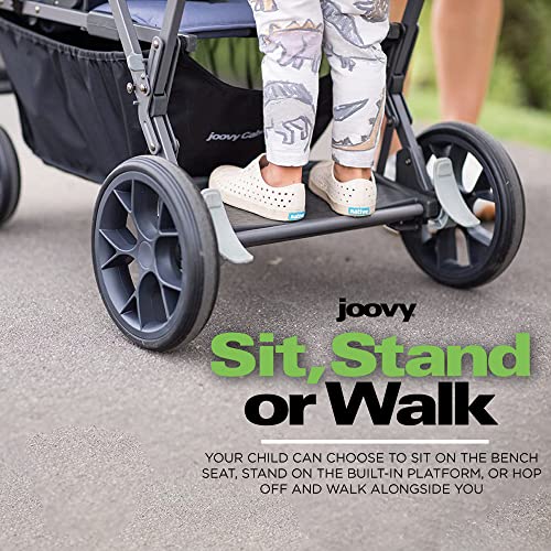 Joovy Caboose Ul Sit And Stand Double Stroller With Bench Seat And Standing Platform thumb #4