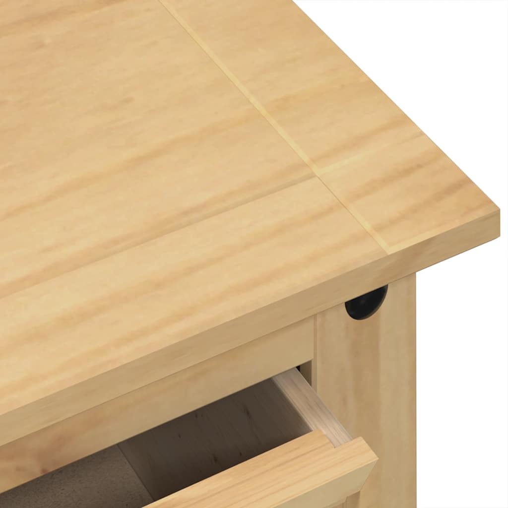 vidaXL Cassettiera Corona 92x48x114 cm in Legno Massello di Pino