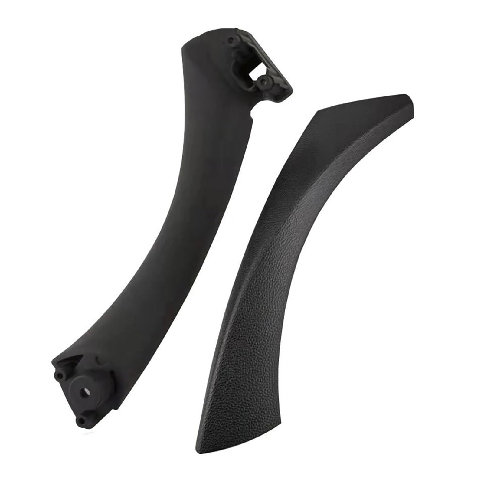 LVXVMOZEOK Interior Door Handle Armrest for E90 for E91 for 3 Series 2005-2012 Car Inner Left Right Inside Handle Door Panel 51417230853 Pull Trim Cover(Left Black 2pcs)