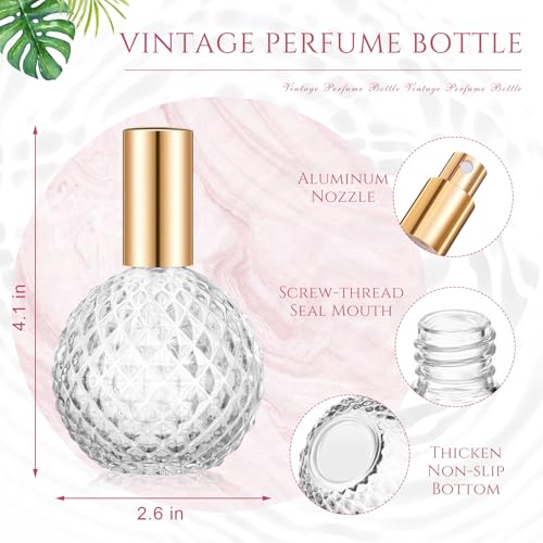 Atomiseur de parfum en verre avec 3 types de distributeurs interchangeables de 100 ml - 3