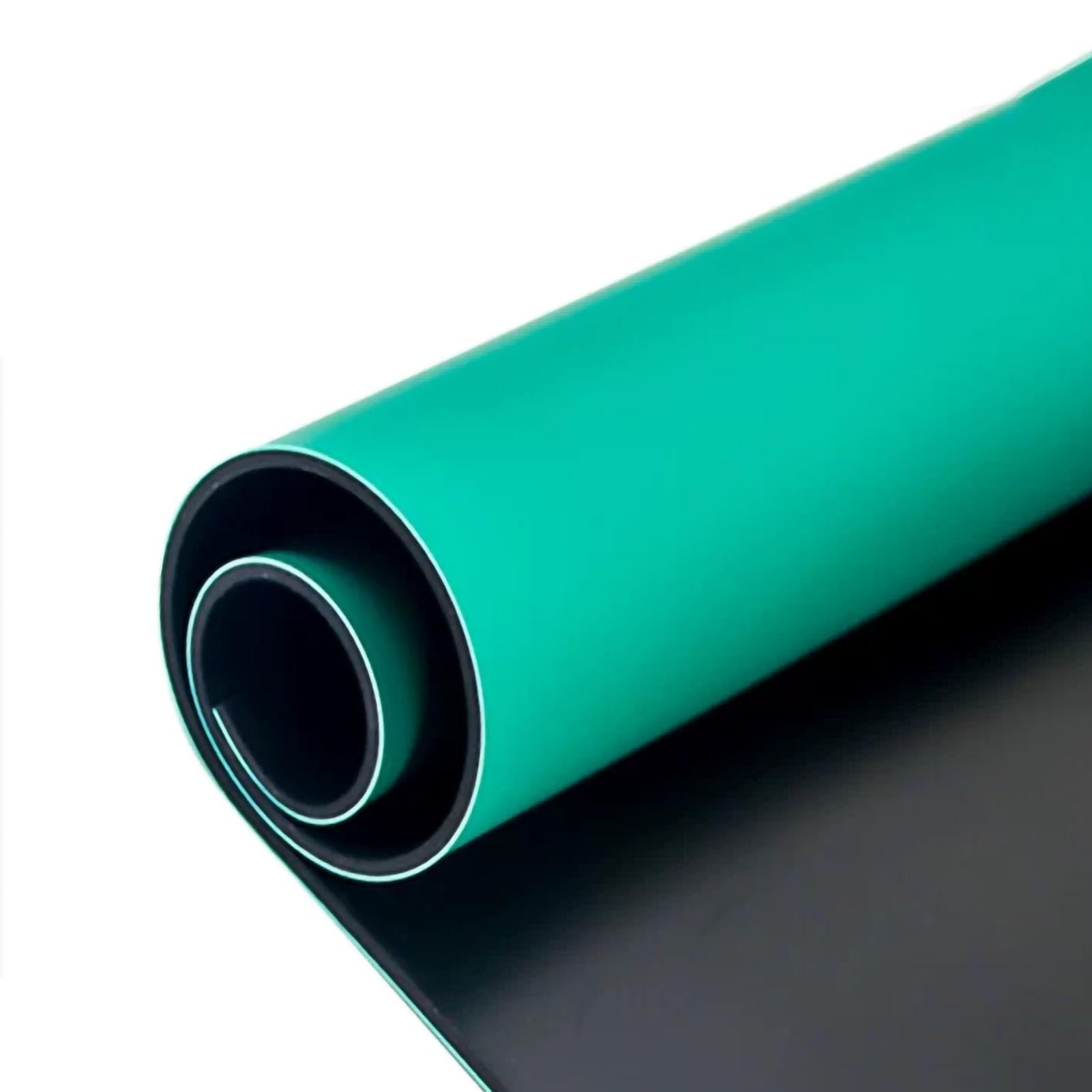 Aioneer Anti-Static Workbench Mat Green Rubber Rubber Mat Non-Slip High Temperature Resistant Laboratory Maintenance Table Mat-2mm Thick-100x100cm