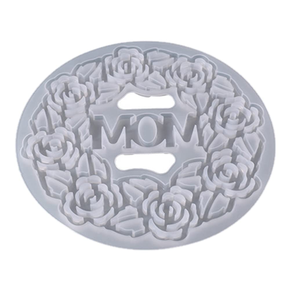 Moule En Silicium Pour Dessous De Verre Maman – Idéal Pour La Fête Des Mères, Création De Couronne En Cristal