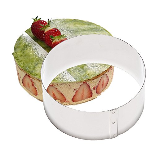 Gobel - Cercle à Pâtisserie en INOX Ø 30 cm - Cercle à Vacherin en INOX - Hauteur 6 cm - Démoulage Rapide et Parfait - Qualité Supérieure - Fabriqué en France