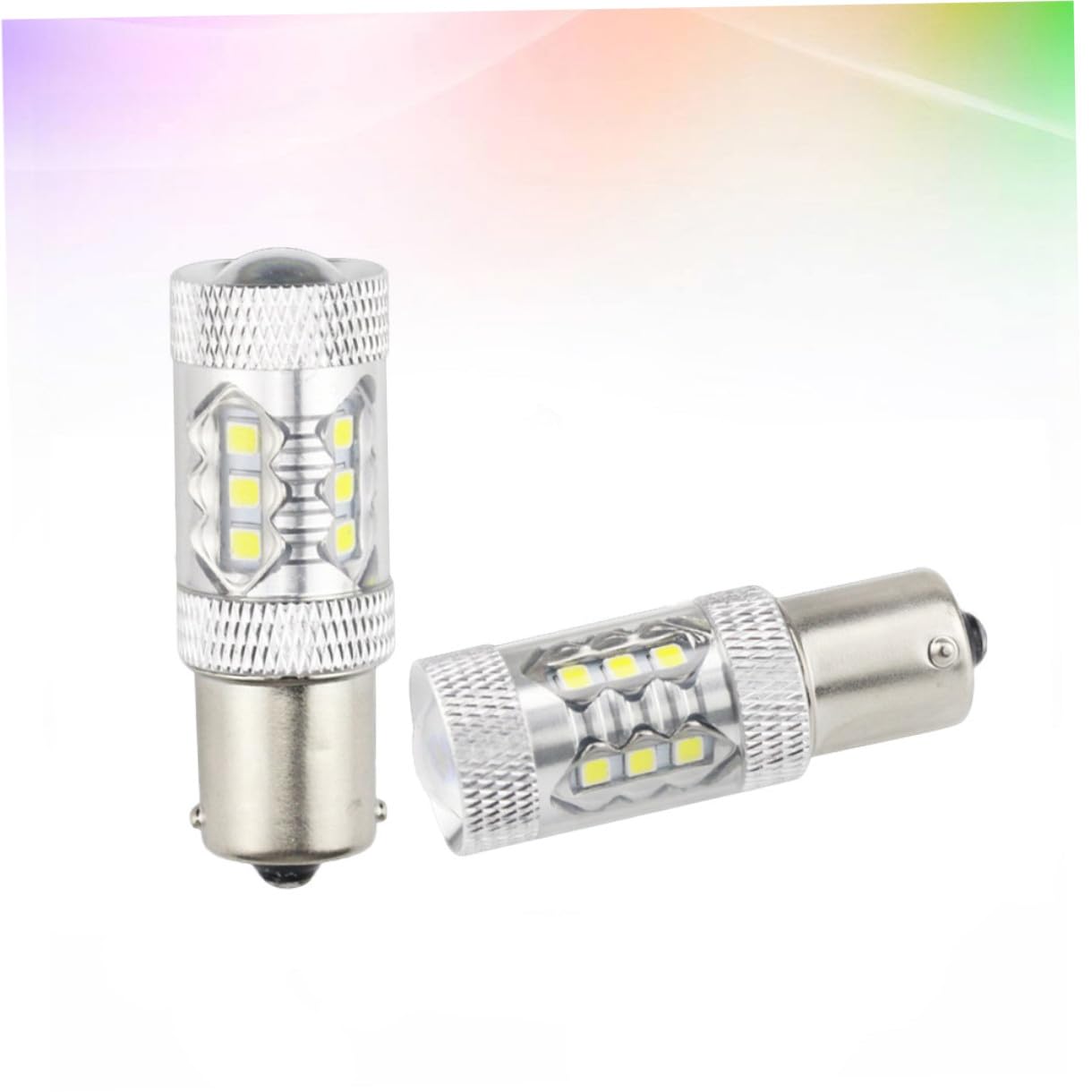 SUPVOX 8piezas Bombillas Led Bas Luz De Freno y Señal Luz Diurna Para Automóvil Fácil Instalación Alta Eficiencia Energética