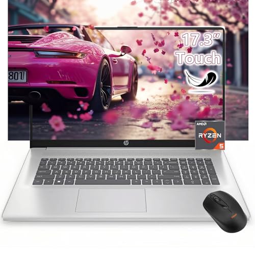 HP 17インチ ノートパソコン タッチスクリーン - AMD Ryzen 5 7430U Beat i7-1355U -64GB RAM -2TB SSD -Windows 11 - AI Copilot Key - 2025 Portatil Comp