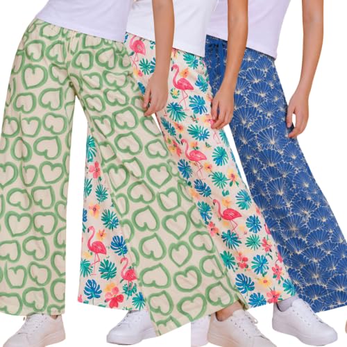 Image of TotzTouch Printed Girls Pant Combo Pack of 3