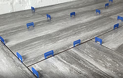 OX Tools Fliesen-Nivelliersystem Keil und Abstandshalter – Set mit 100 Keilen und 100 2 x 13 mm Abstandshaltern + Zange