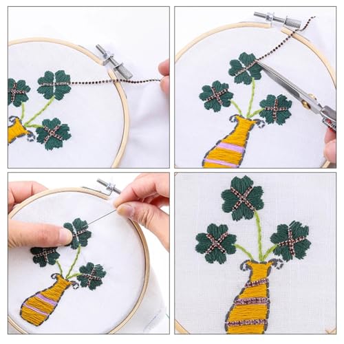 Chaîne de strass 2mm flexible pour customisation de robe et couture sur textile - 8
