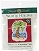 Christmas Palm Beaded Counted Cross Stitch Christmas Ornament Kit Mill Hill 2017 Winter Holiday MH181733