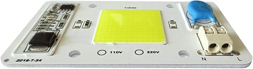 Miniatura 2 de 2 unids LED COB chip 50 W 110 V motor de luz blanca integrado inteligente IC controlador de soldadura libre para LED reflector luz de techo etc