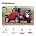 IAQWE 4249 Rear Window Glass Struts for Jeep Wrangler 1997-2006, SG214012 Back Window Lift Supports Shocks for Hardtop Models (Base, Sport, Sahara, Rubicon, X, SE & Anniversary), 2 Pcs