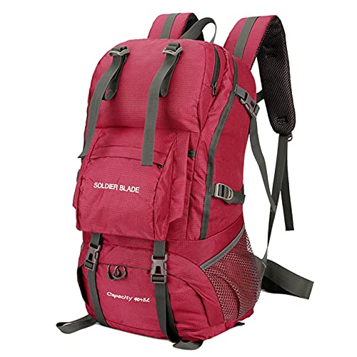Sac à dos 45L KLUFO rouge étanche pour ne plus manquer de place en rando
