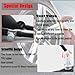 JRangelp Air Wedge Pump Car Air Shim Auto Adjustable Air Wedge Bag Pump Leveling and Alignment Tool Inflatable Shim Bag for Car, Home Use, Door Installation, Window and More(300lbs)