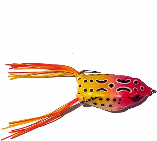 Miniatura 2 de 6pcs Topwater Rana Señuelo Ray Frog Pesca Crankbait Señuelos Artificial Suave Cebo 5.5CM 8G Tubo Suave Cebo