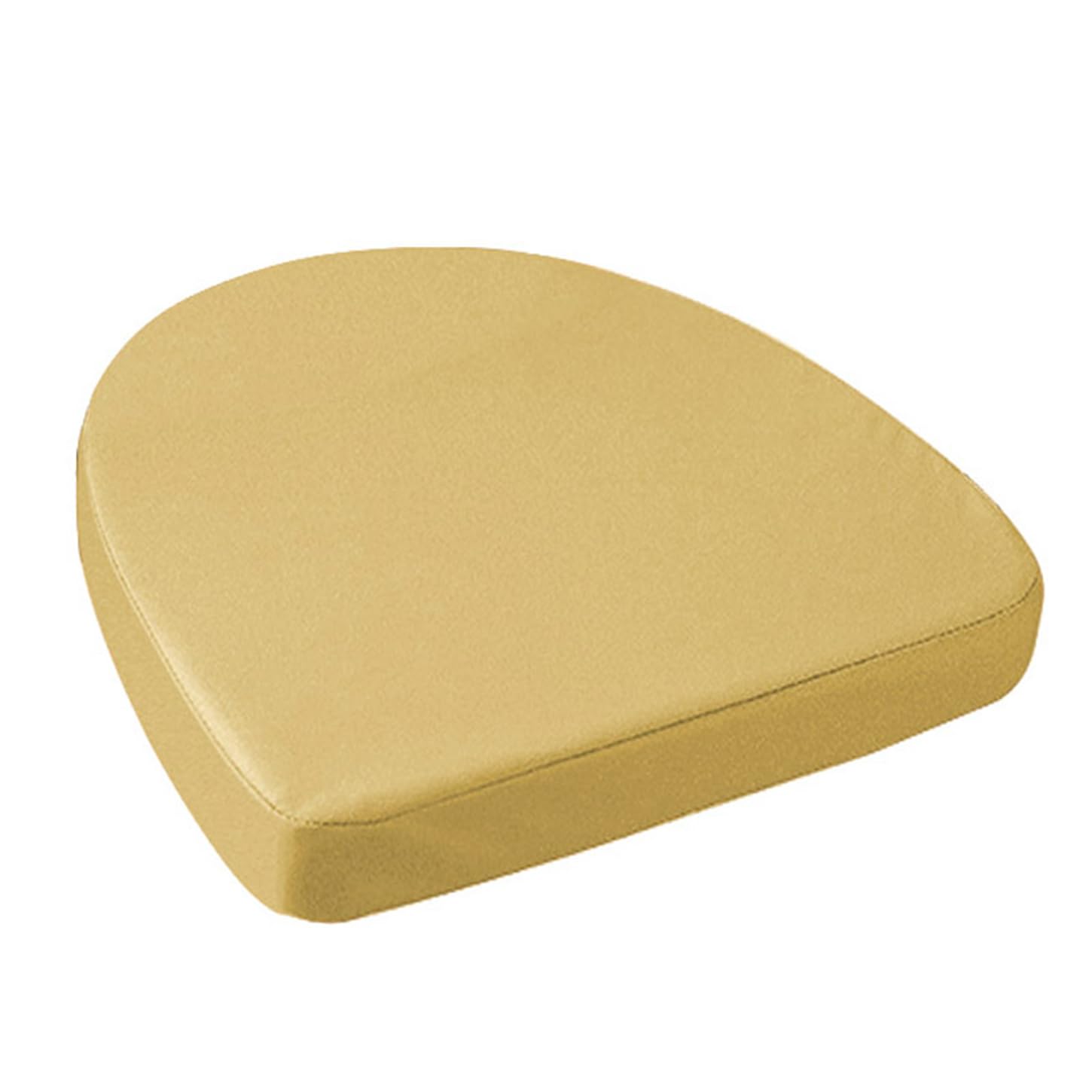 ping bu Waterproof U-shaped Chair Seat Pad Outdoor Garden Cushion,Thick U Shape Seat Cushion Dining Chair Pad for Garden/Home/Office/Indoor (50x50x3cm,Yellow) โ image 1