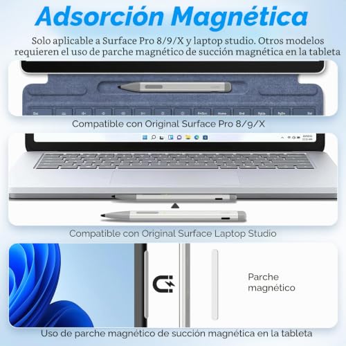 Lápiz de superficie sin trazos falsos para Microsoft Surface Laptop Studio 3