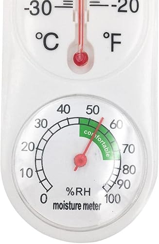 Miniatura 9 de Termómetro higrómetro para exteriores e interiores, medidor de humedad, termómetro de temperatura, medidor de humedad con CelsiusFahrenheit () para