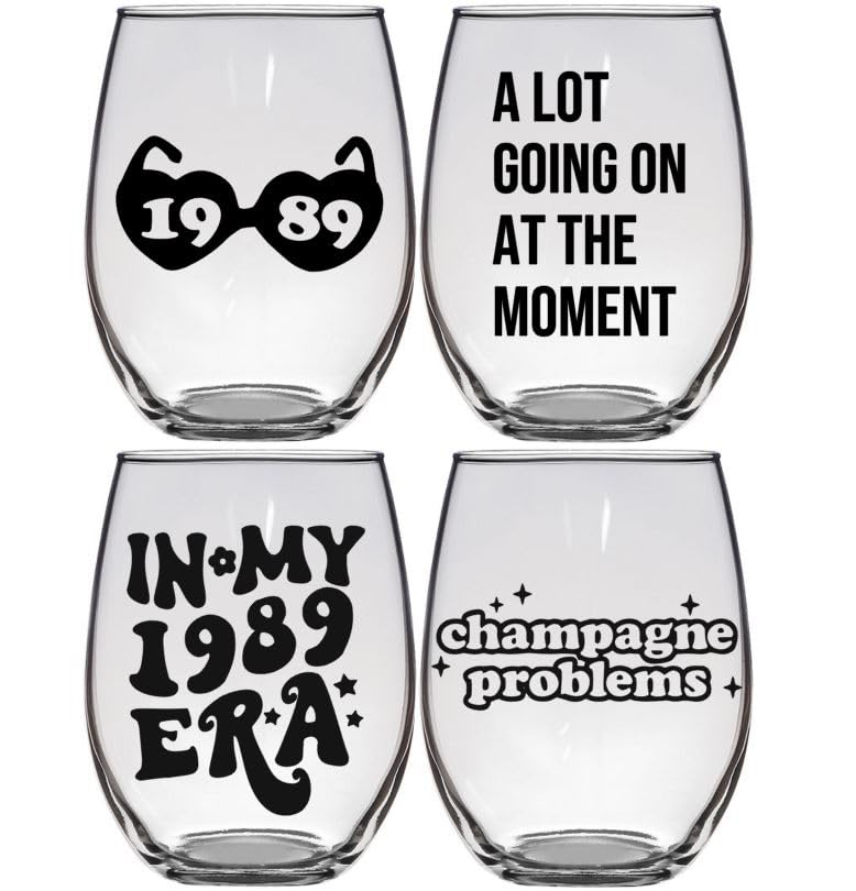Miniatura 5 de Karma Is A Cat - Fan Gift Swifty Lyrics Sayings Merch Obsessed Swiftey Present - Premium 21oz Stemless Glass Tumbler (Karma Is A Cat)