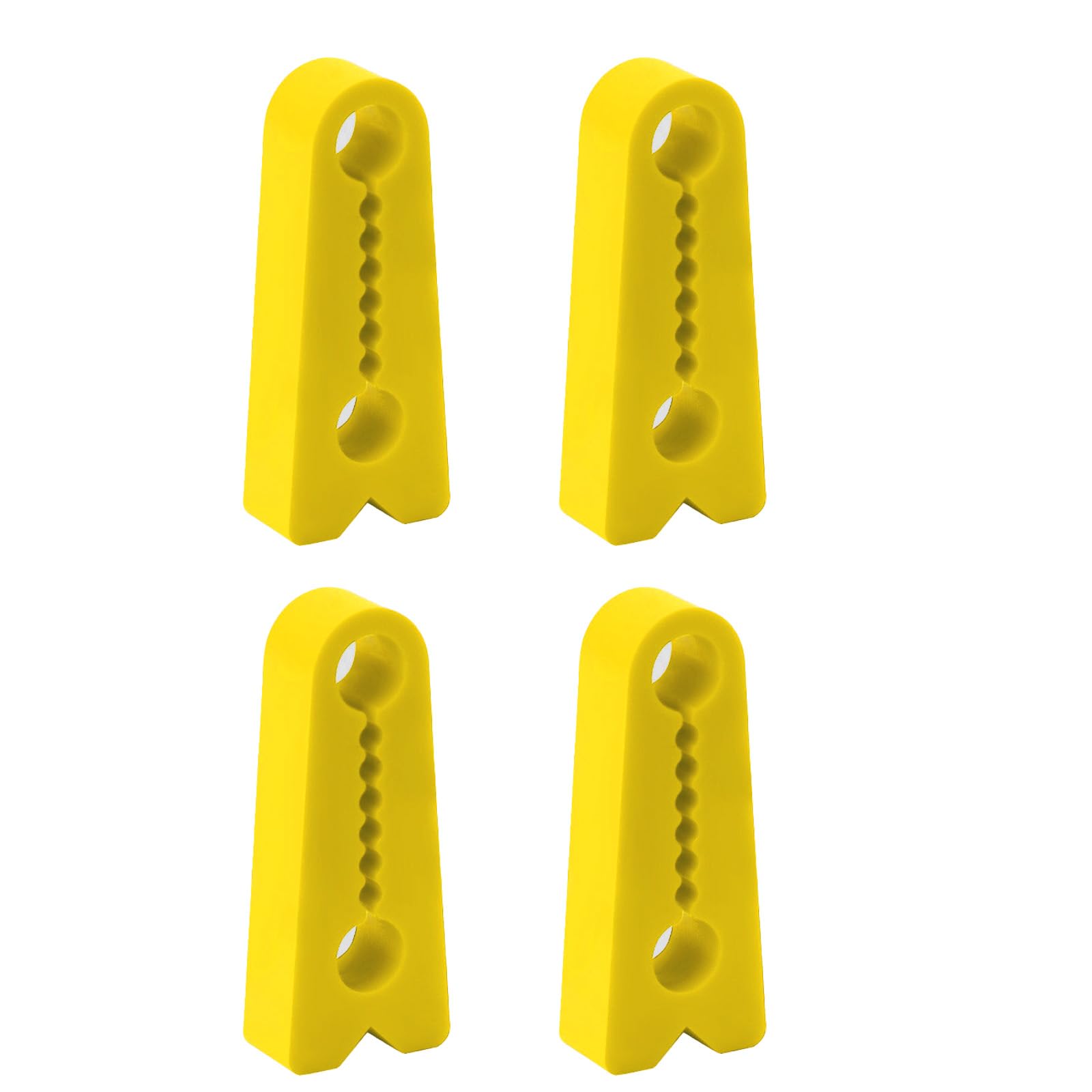 Maxtonser 4pcs Silicone Car Door Shock Absorbing Pads Reduce Noise Vibrations Automotive Door Buffer Damping Seal Pad