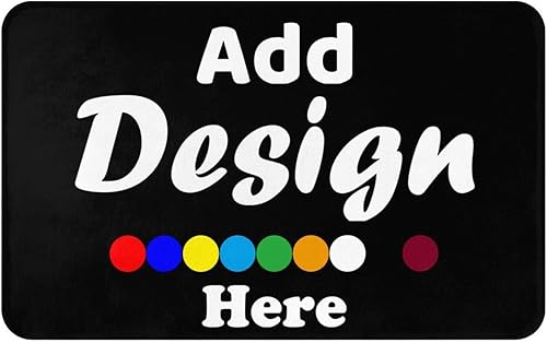 Alfombra de área personalizada con logotipo de tu foto, tapete antideslizante personalizado para sala de estar, dormitorio, oficina, decoración del