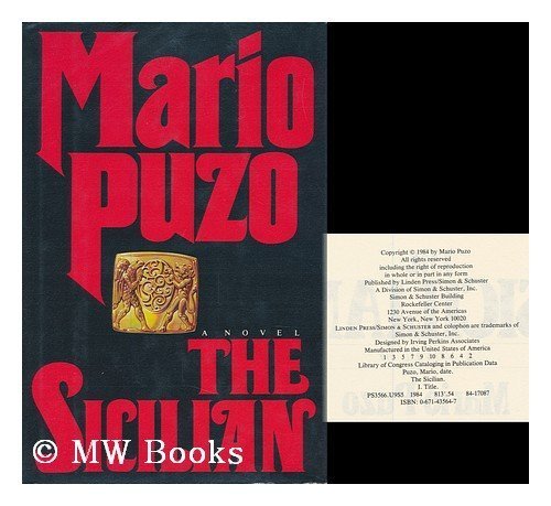 The Sicilian by Puzo, Mario (1984) Hardcover B00IIBG2VE Book Cover