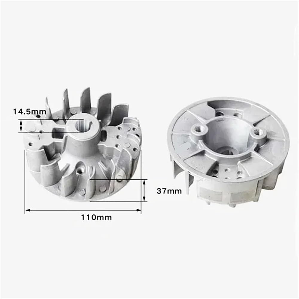 Magnetyczne koło zamachowe pasuje do 1E40F-5 1E44F-5 40-5 44-5 CG430 43A BG430 430 TL43 TL52 kosa spalinowa szczotka trymera części Cu